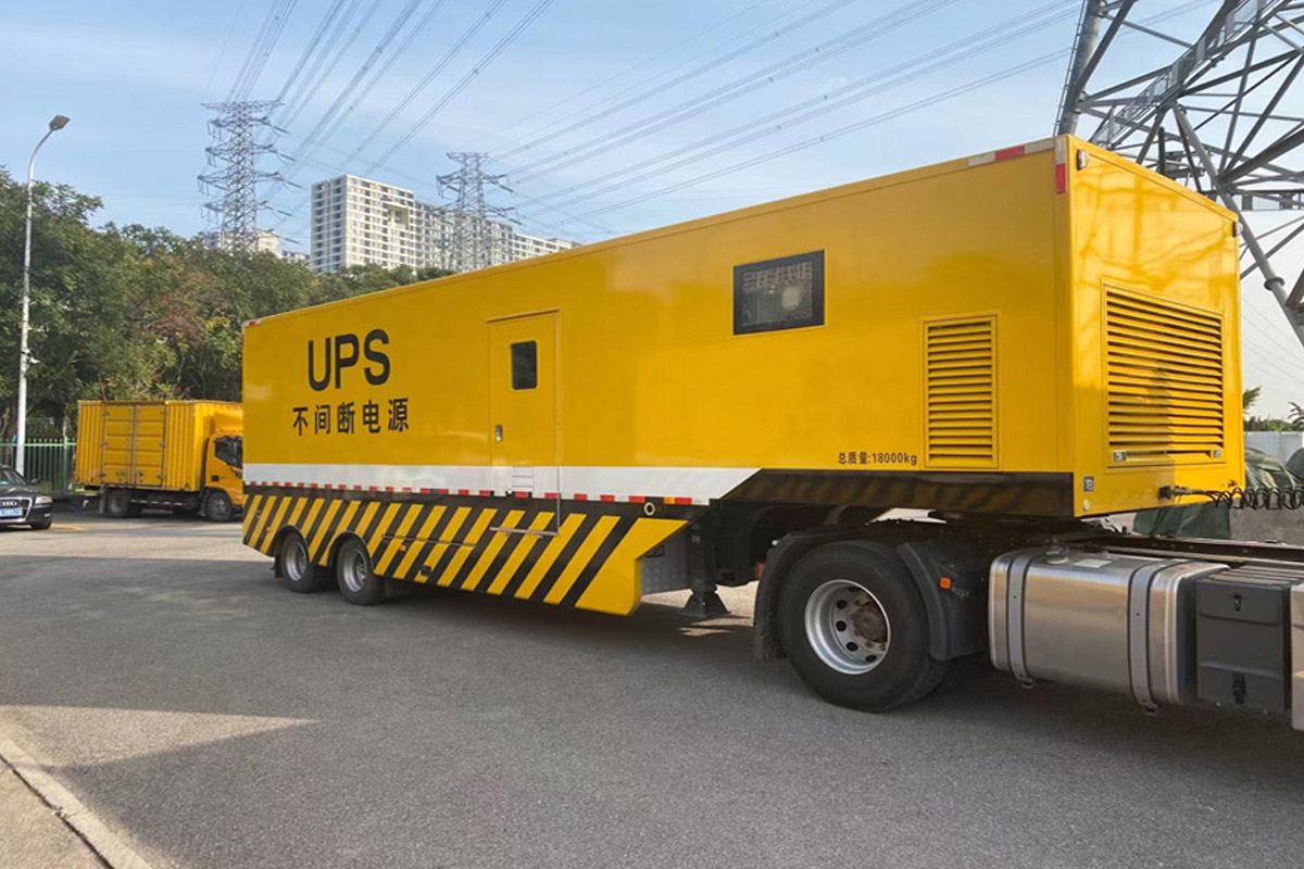 泽库发电机租赁施工现场